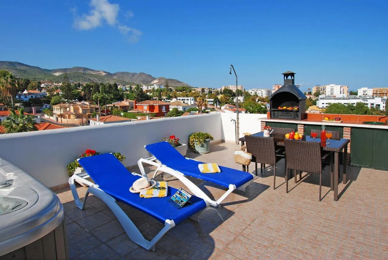 Isla De Benalmadena 1, Jacuzzi, 80M From The Sea, Ac, Bbq, Private Parking, Big Terrace公寓 0*,  西班牙